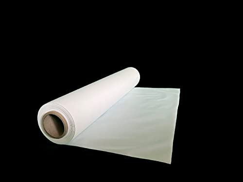 Folientischdecke/Tischdecke/Folie/Festfolie 75 cm breit 100 m/Rolle - abwaschbar (Weiß)