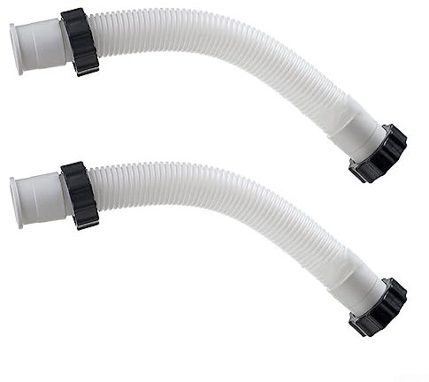 ZYNCUE 2 mangueras de bomba de filtro de arena de piscina 11535 manguera compatible de interconexión para bombas de filtro de arena de 16 pulgadas para Intex, 2 Unidades.