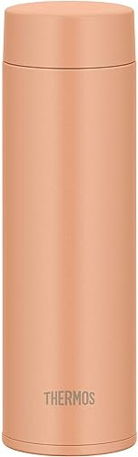 JOQ-480 POR Thermos Water Bottle, Vacuum Insulated Portable Mug, 16.9 fl oz (480 ml), Pale Orange, Easy to Clean Every Corner, Dishwasher Safe, Stainless Steel, Bottle, Lightweight and Compact