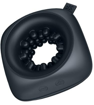 Satisfyer Ring Stroker | 9,5 cm | 12 Vibrationsprogramme | Wasserdicht (IPX7) | Hautfreundliches Silikon | Vibrationsring für Männer | Penisring | Cockring für Paare | Erektionshilfe für Männer