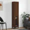 CBLDF Highboard Braun Eiche 34,5x34x180cm Holzwerkstoff