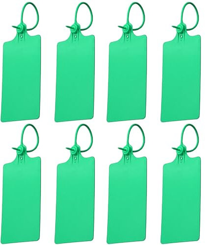 100 Stück Kunststoff-Versandanhänger, wasserdichte und beschreibbare Etiketten, selbstschließend, Sicherheitssiegel, reißfest, großes Schild, Reißverschlussetiketten zum Beschriften und Markieren, 250