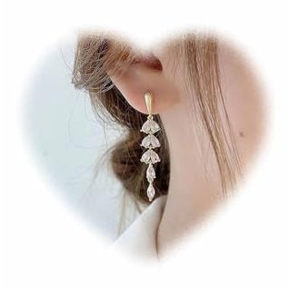 Handgemachte Boho Kristall Ohrringe Lange Gold Tropfen Hängelohrringe Kristall Hochzeit Hängelohrringe Braut Schmuck Brautjungfern Geschenk