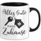 Einzugsgeschenke Wohnung Tasse Haus Umzug Geschenkidee Alles Gute Zum Umzug Geschenkidee Alles Gute Im Neuen Zuhause Kaffee-Becher (Schwarz)