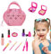 Kinder-Make-up-Set für Mädchen, Kinder-Make-up-Set | Beauty-Kosmetik-Komplettset für Kleinkinder - Kinder-Make-up-Set zum Rollenspiel mit Kosmetiktasche für Kinder, Kleinkinder, Mädchen, Freunde