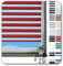 Rollmayer Doppelrollo Klemmfix ohne Bohren Klemmrollo Fensterrollo Duo Rollo Sonnenschutzrollo Zebrarollo Seitenzugrollo für Fenster und Tür (Rot - 85 x 130 cm - BxH)