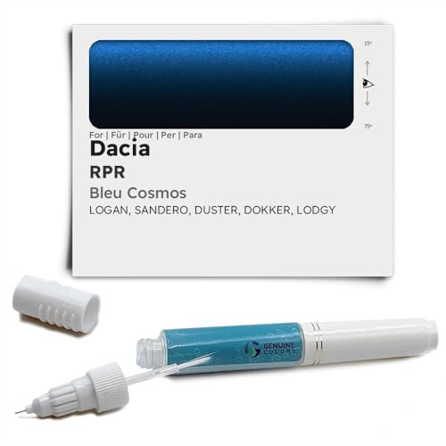 Genuine Colors Lackstift BLEU Cosmos RPR für Dacia Blau Logan SANDERO Duster DOKKER LODGY