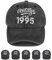 Yutdeng Baseball Cap Herren Baseballkappe Geburtstagsgeschenk für Männer Mütze Sommer Kappe Sport Basecap Trucker Cap Schildmütze Schildkappe Opa Vater Geschenk Mann Geburtstag,Schwarz,1995
