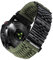 BINLUN Kompatibel mit Garmin Armband 22mm 26mm Geflochtene 550 Paracord Edelstahl Uhrenarmband Kompatibel mit Quickfit Kompatibel mit Fenix Kompatibel mit Forerunner Kompatibel mit Approach Armeegrün