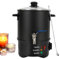 Fundidor de Cera para Hacer Velas, 4L Olla Eléctrica Para Derretir Velas, Fundidor De Cera Velas con Boquilla Vertedora y Control de Temperatura, Kit de Fabricación para Velas, Fácil de Verter