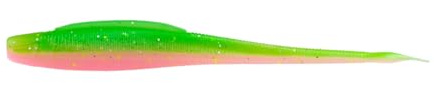 ZECK - Angelköder, Kunstköder, Gummifisch - Shaky Stick | 8cm - Electric Chicken | 9 STK.