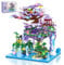 Mini Mattoncini da Costruzione, 4574 pezzi Giocattolo da Costruzione con Luci, Set per la Costruzione di Alberi di Ciliegio, Botanicals Albero Bonsai, Casa Architecture Regalo Architettura mattoni