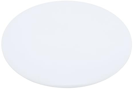 PH PandaHall Difusor de pantalla de lámpara de acrílico de 20 cm, pantalla blanca redonda, de repuesto, a prueba de deslumbrantes, cubiertas de lámparas para lámparas colgantes estilo tambor