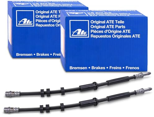 ATE 2x Bremsschlauch hinten 40778080 Hinterachse, Länge: 396mm, | Kompatibel mit: AUDI A4 B8, A4 B8 Avant, A5, A5 Cabriolet, A5 Sportback, Q5, Q5 Van, PORSCHE MACAN