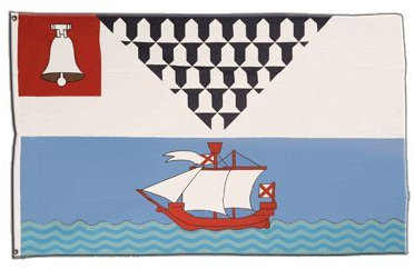 Flaggenfritze Fahne/Flagge Nordirland Stadt Belfast + gratis Sticker