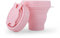 Menstruationstassen-Sterilisator-Reiniger, Glücksklee, zusammenklappbarer Silikonbecher, faltbarer Sterilisationsbecher für Menstruationstassen und zur Aufbewahrung Ihrer Diva-Tasse