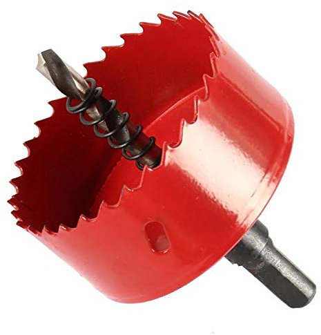 TOOLSTAR Scie cloche bimétallique M42 HSS 48 mm, pour bois, aluminium, fer, plastique