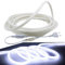 FOLGEMIR 20m Neon Seil Strip Rund, 360° Lumineszenz Kalt Weiß, LED flexibler Streifen ohne Lichtpunkte, 230V helle 2835 LED Band, IP65 wasserdicht für Garten Party Hochzeit Deko
