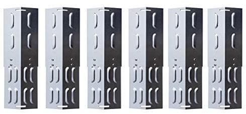 TAINO Universal-Brennerabdeckung Set Edelstahl größenverstellbar Tropfschutz Flammenverteiler (6er Set)