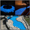 NAMTSO Glow in the Dark Rocks Outdoor, 500 Stück blaue Leuchtsteine für den Außenbereich, leuchtende Steine für Landschaftsgestaltung, leuchtende Kieselsteine für Gehweg, Aquarium, Aquarium-Felsen