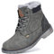 Mishansha Ragazzo Invernali Scarponi da Neve Ragazza Outdoor Calda Stivali Bambini Classici Boots Antiscivolo, Grigio 27