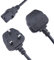 Lite-an 1 Meter Kettle Lead, UK BS 1363 to IEC C13 Mains Cable, 3 Pin Power lead for PS4 Pro, UK Plug for Samsung TV Power Cable, Kenwood Kettle, PC Monitor