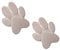 STONETEC Trittsteine Pfote für Garten und Gehwege - 10 Trittplatten im Set - große Gartenplatten aus Beton Stein je 30 x 25 cm