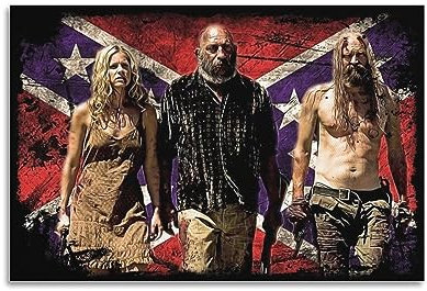 VZRSQZK Filmposter House of 1000 Corpses, dekoratives Gemälde, Leinwand-Wandposter und Kunstdruck, modernes Familienschlafzimmer-Dekor-Poster, 60 x 90 cm