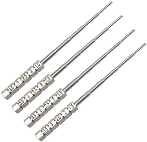 4 Pcs Stainless Steel Coil Jig 1.5mm-3.5mm Micro Coil Jig Wick Wire Coil DIY Tool Winding Tool