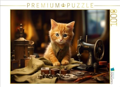 CALVENDO Puzzle EIN Motiv aus dem Kalender Märchenhafte Helden - Eine Reise in die magische Welt unserer Samtpfoten | 1000 Teile Lege-Größe 64 x 48 cm Foto-Puzzle für glückliche Stunden