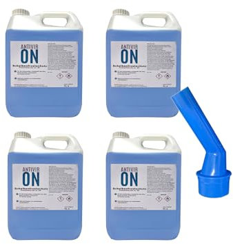 20L (4 x 5 Liter) Premium Scheibenfrostschutz -35°C Ausgiesser inklusive Wischwasser Fertigmix Auto Scheibenwaschanlage