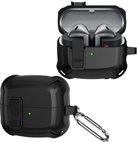 TINGYR Case for Samsung Galaxy Buds 3/ Buds 3 Pro, Compatible, Protection, Shockproof, Scratch-Resistant, LED Visible, Case Cover, Portable, Travel, Carry