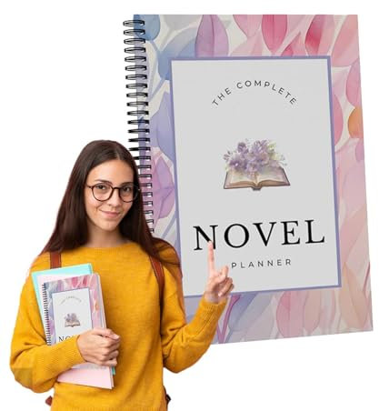 Neuheitsplaner für Schriftsteller, A5-Tagesplaner und Autorenplaner - Digitale Fiktions-Gewohnheitenregistrierung, strukturiertes Arbeitsbuch zur Unterstützung bei Brainstormings