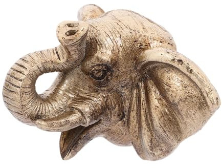 Toyvian Elefantenkopf Brunnenausguss Wandmontage Wasserspiel Garten Balkon Outdoor Mit Einstellbarem Wasserfluss Und Korrosionsbeständigem Design Für Terrasse Und Hof