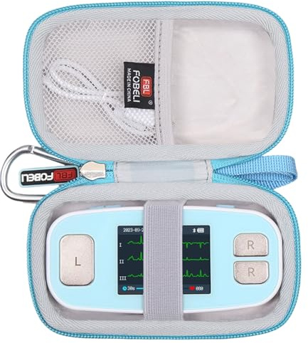 FBLFOBELI Hard Case Compatible with EMAY 6L Portable ECG Monitor