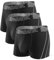 Separatec Hommes Caleçon Boxers en Fibre de Bambou avec Poches Séparées sous-vêtements Caleçon Confortable à La Mode, Lot de 3 (M, Noir)