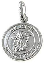 Anhänger Silber-Medaille 12mm 925m Act. San Miguel Cerco