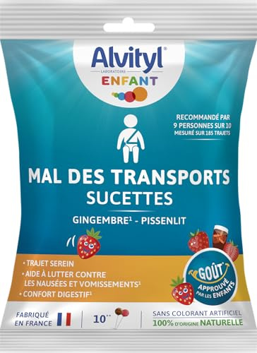 Alvityl Reisekrankheit - ruhige und ruhige Fahrt - 10 Schnuller