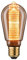 Paulmann 1879 Gold Edition LED Vintage-Kolben ST64 Inner Glow 4W E27 Gold mit Innenkolben Ringmuster Retro LED