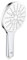 GROHE Rainshower SmartActive 130 - Handbrause (wassersparend, 3 Strahlarten, 13cm Handbrause, Universal Befestigungssystem), rund, moon white, 26574LS0