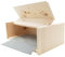 4betterdays.com NATURlich leben! Zirben Brotkasten/Brotdose aus 100% Zirbenholz inkl. Bienenwachstuch - mit herausnehmbarem Zirbenholz-Gitter - Maße: 45 x 16 x 25 cm - Handgemacht in Österreich
