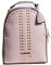 Zaino Donna CAFè NOIR micro borchie gbz173 unica rosa cipria