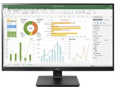 LG 27BN650Y-B 68,58 cm (27 Zoll) Full HD Monitor (IPS, Flicker Safe, Lese-Modus), schwarz