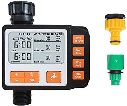 Women's Health Temporizador de Riego, Temporizador de Agua, Programador de Riego, Programador de Riego Jardín, Reloj de Riego, Ordenador de Riego, Controlador Automático de Riego