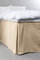 Jotex Cache-sommier en Coton Bio - Hauteur 60 cm - Beige - 90 x 200 cm