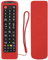 Custodia Protettiva in Silicone Adatto per Samsung Smart TV AA59-00741A AA59-00786A BN59-01175N BN59-01315B Telecomando, Telecomando Guscio Protettiva Cover Copertura per Samsung Smart TV (Rosso)