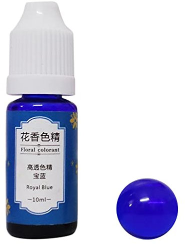 Ekarn epoxy UV Resin Colour dye Liquid Colour dye Flora Colorant Pigment Colour dye in Sealed Squeeze Bottle 10ml (Royal Blue)