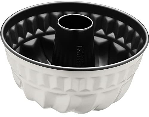 Original Kaiser Go wild! Gugelhupfform 22 cm, Kuchenform rund, antihaftbeschichtet, hellgrau