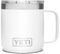 YETI Rambler Mug, Vacuum Insulated Stainless Steel Stackable Mug with Magslider Lid, White, 10 oz (296 ml)