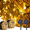 PhilzOps Weihnachtsbaum Lichterkette Außen, 2 Pack 22M 200 LED Solarlichterkette Outdoor Wasserdicht Warmweiß 8 Modi Lichter für Garten Party Balkon Terrasse Hochzeit Tor Hof Bäume Yard Haus Deko